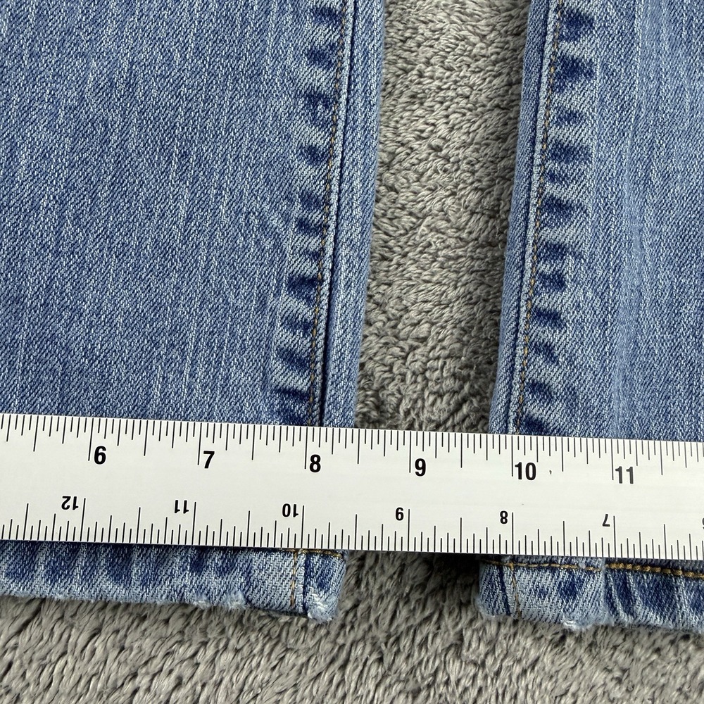 Levis 515 Boot Cut Stretch Jeans Womens 8 Short Blue Medium Wash Mid Rise - Picture 4 of 14